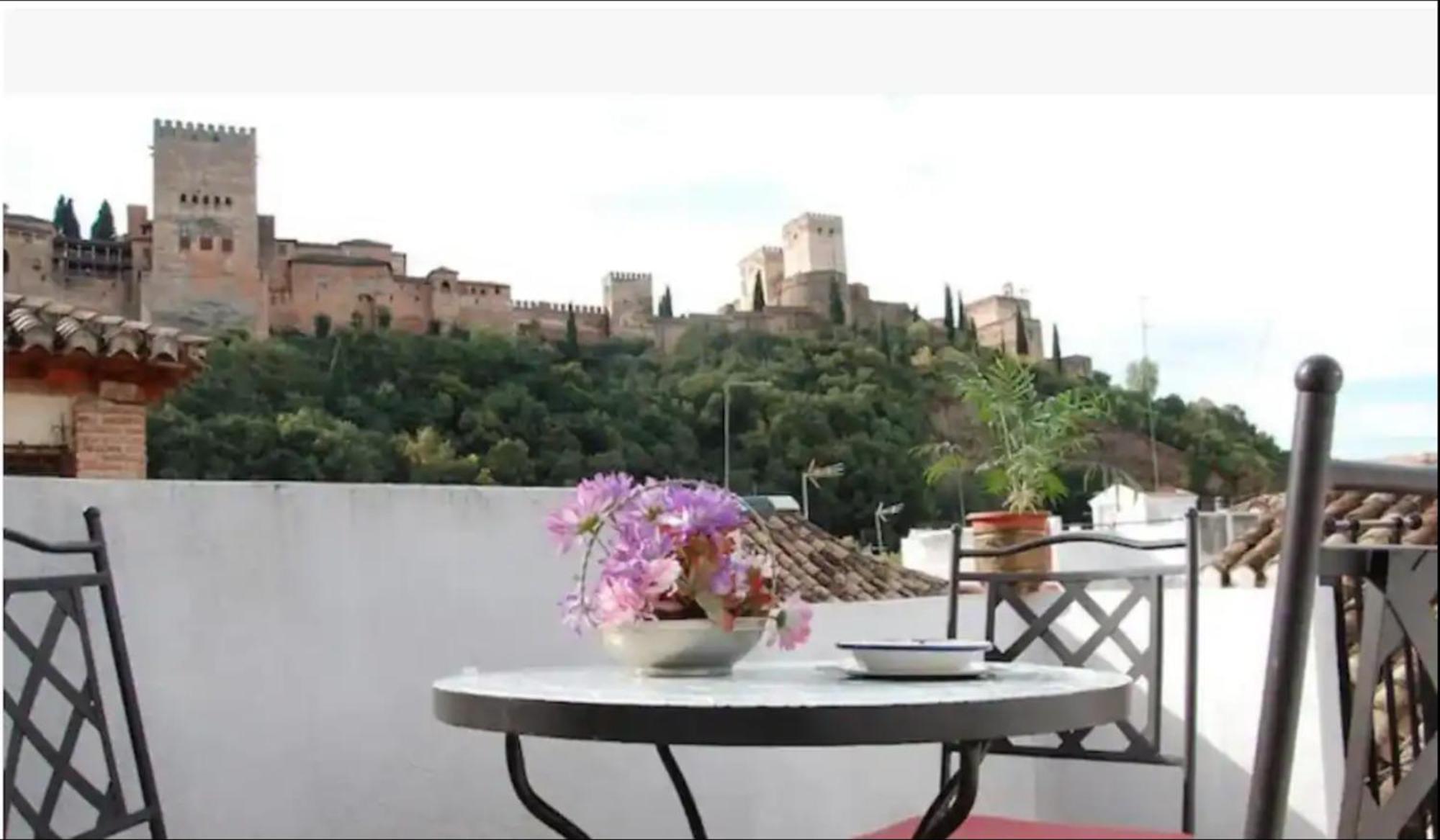Ferienwohnung Atico Con Terracita Y Vistas Alhambra, Centro Granada Exterior foto