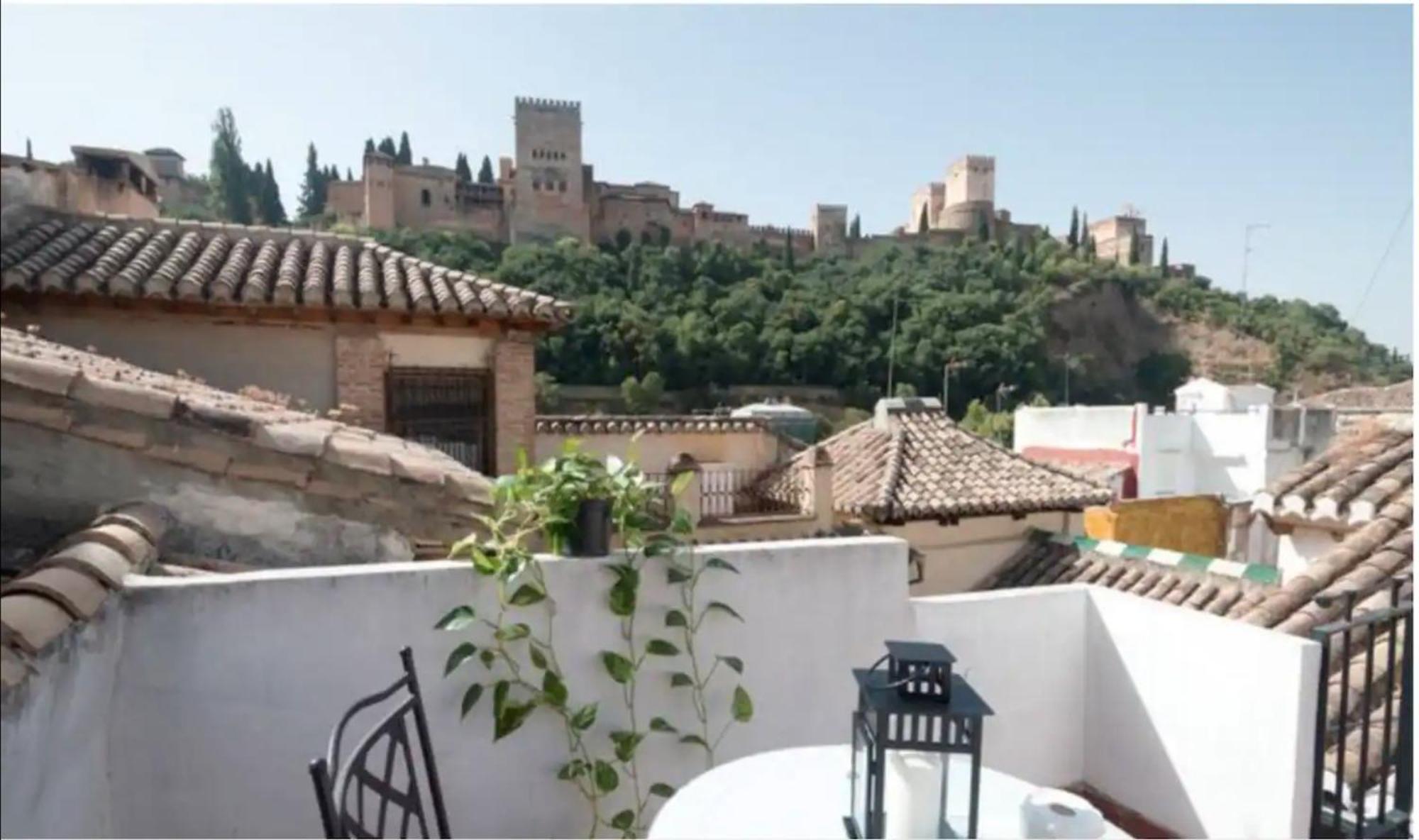 Ferienwohnung Atico Con Terracita Y Vistas Alhambra, Centro Granada Exterior foto