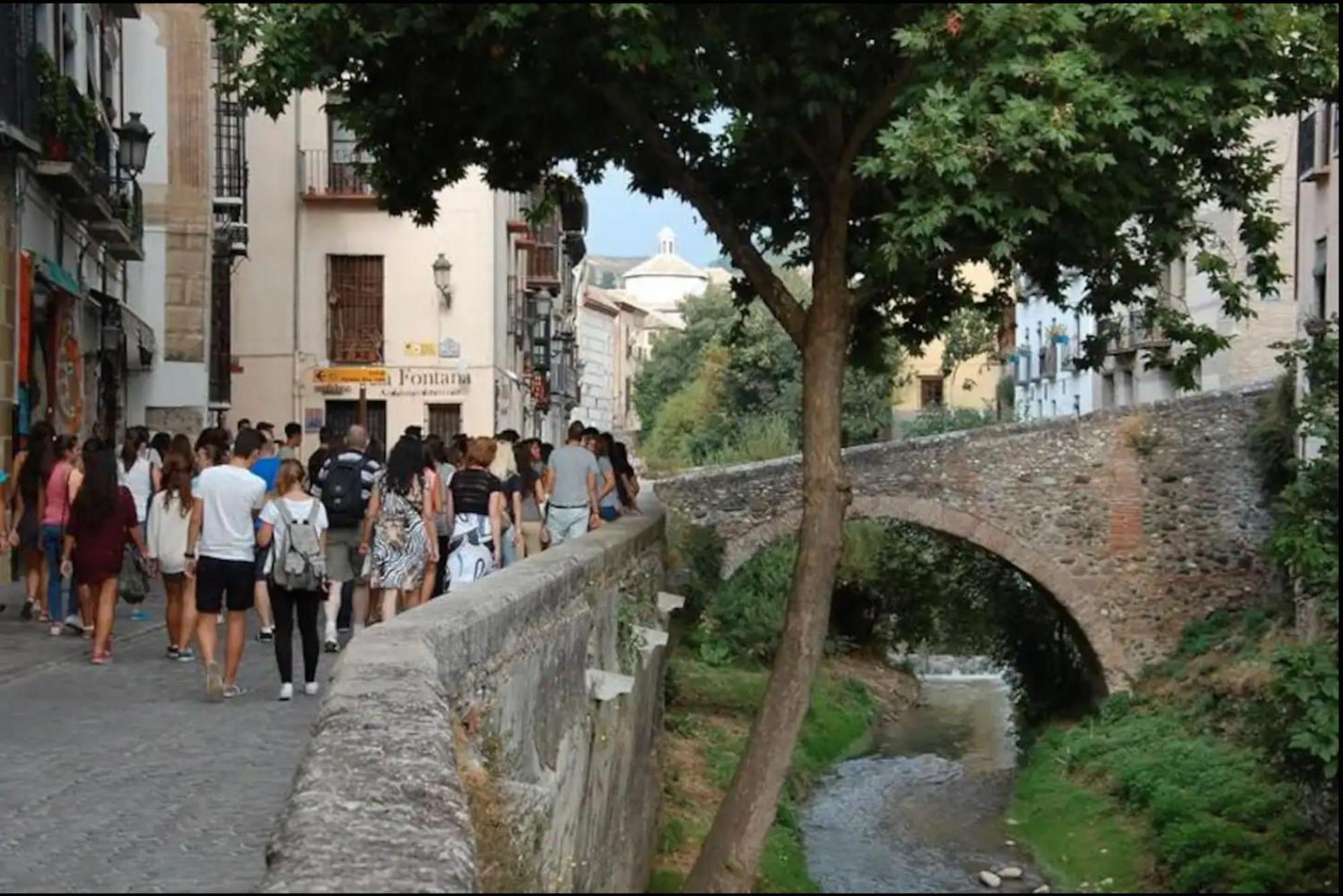 Ferienwohnung Atico Con Terracita Y Vistas Alhambra, Centro Granada Exterior foto